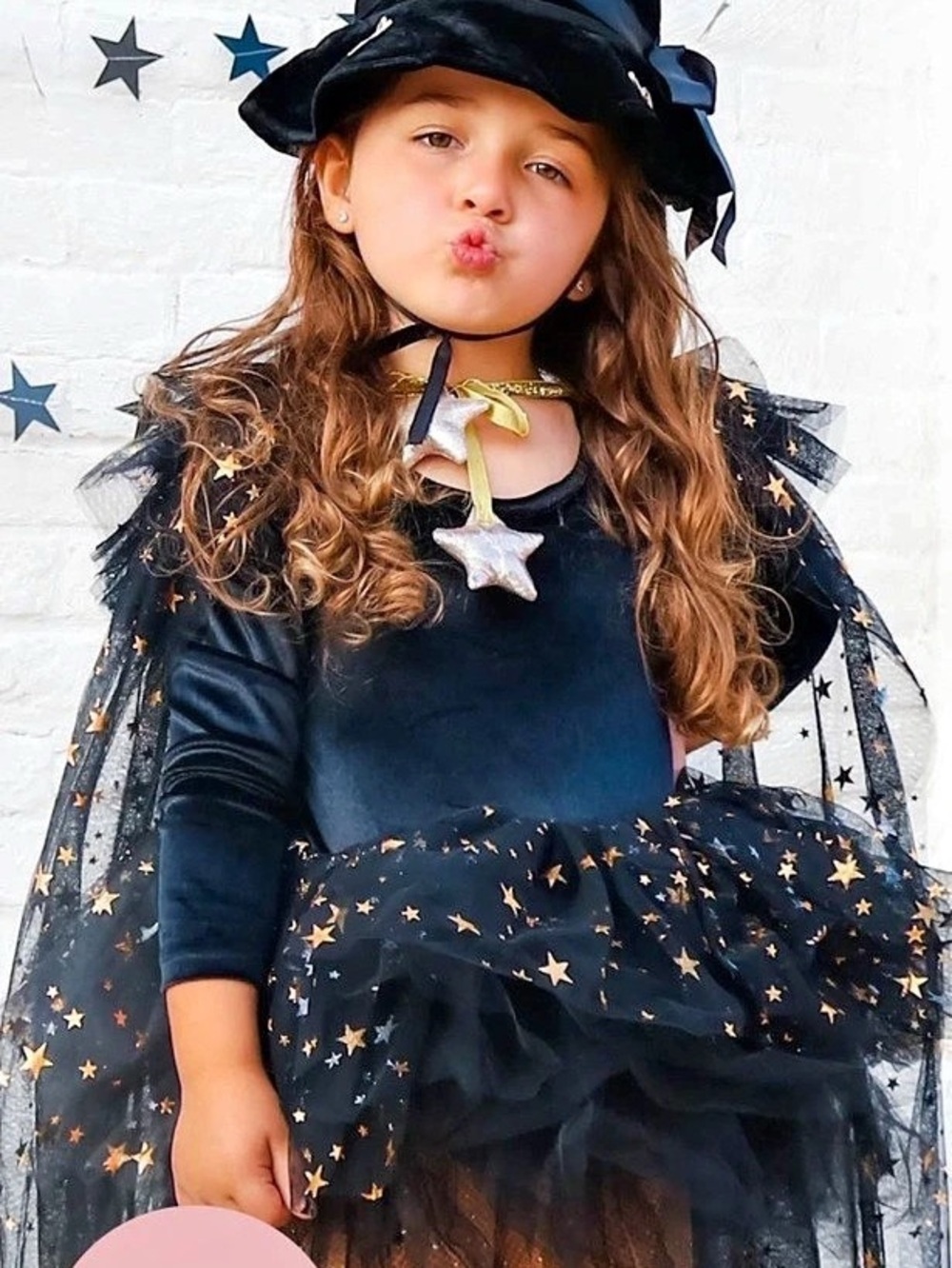Fancy Shmancy Baby Black Whimsical Witch Costume Black & Gold